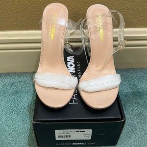 Nude high heels size 7